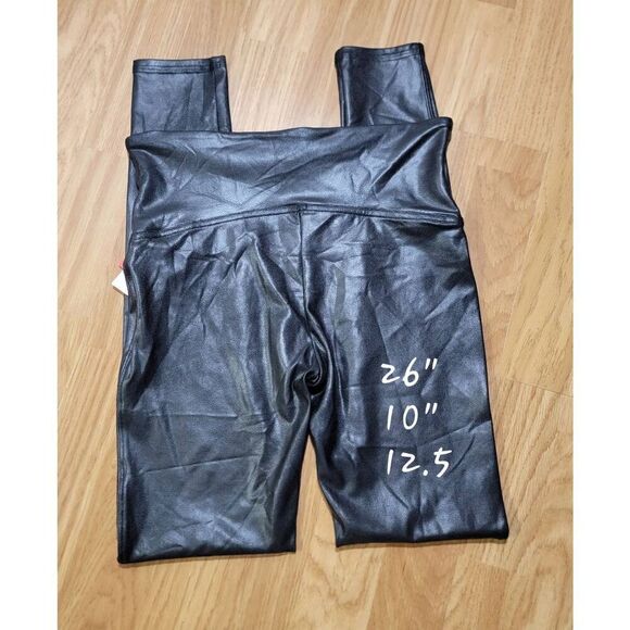 Spanx Faux Leather Leggings M - Picture 3 of 7